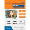 Papel Fotográfico Microporoso 260g Semi Brilho A4